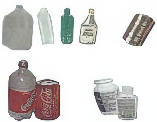 bottles and cans